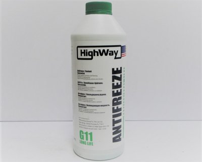 Жидкость анти-замерзающая HighWay Антифриз концетрат зеленый 1,5л 10024 фото