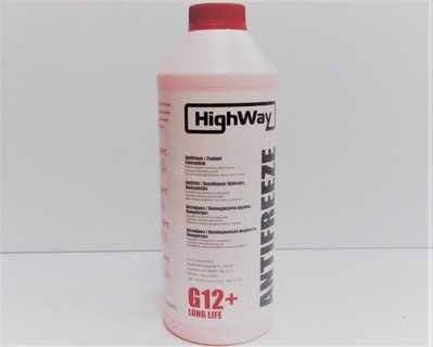 Жидкость анти-замерзающая HighWay Антифриз концетрат красный 1,5л 10023 фото
