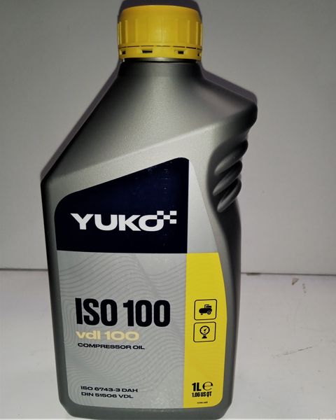 Олива компресорна YOKO VDL (ISO 100) каністра 1л ПЕ MED083523 фото